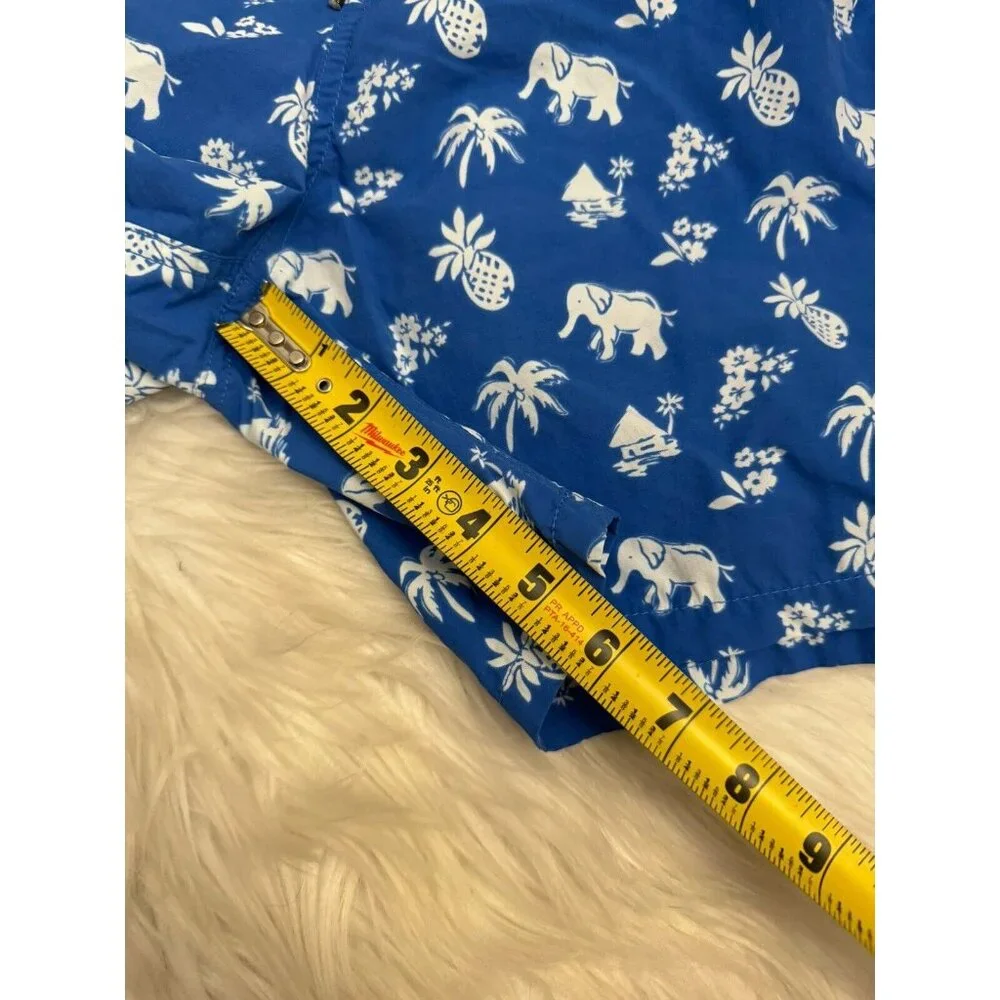 Polo Ralph Lauren‎ Size Large Vacation Theme Swimsuit Trunks Elephant Pineapple